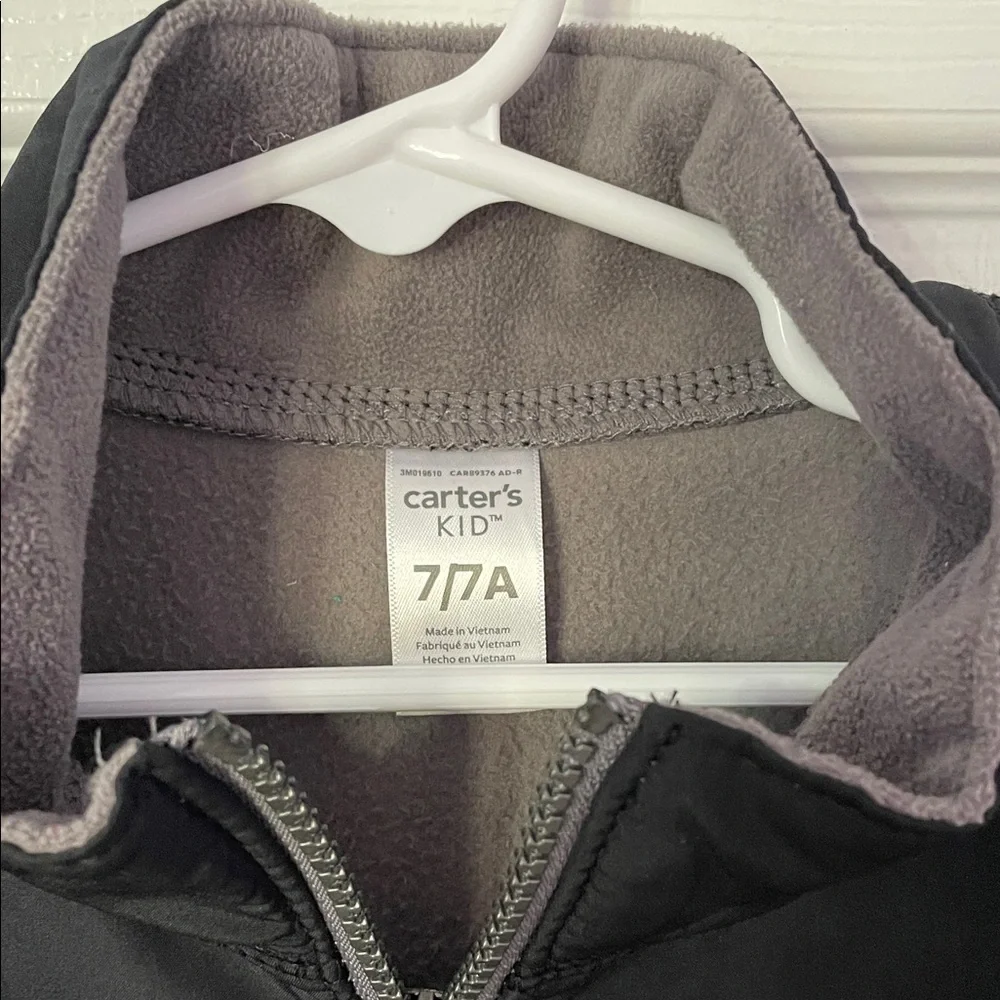 Carter's Fleece Jacket Color Block Size 7 Boys